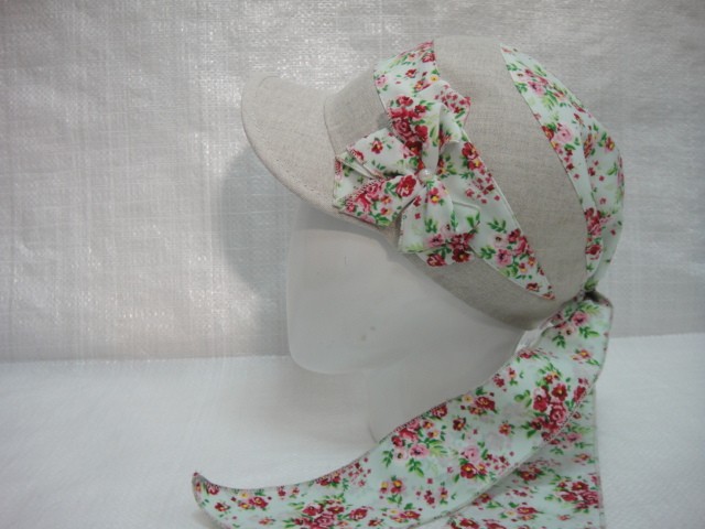 Кепка -бандана лён