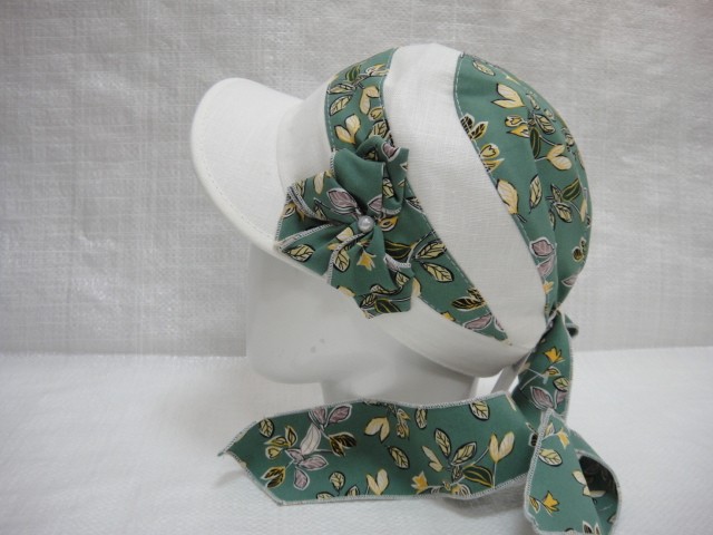 Кепка -бандана лён