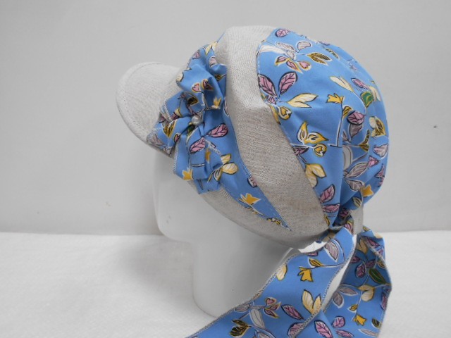 Кепка -бандана лён