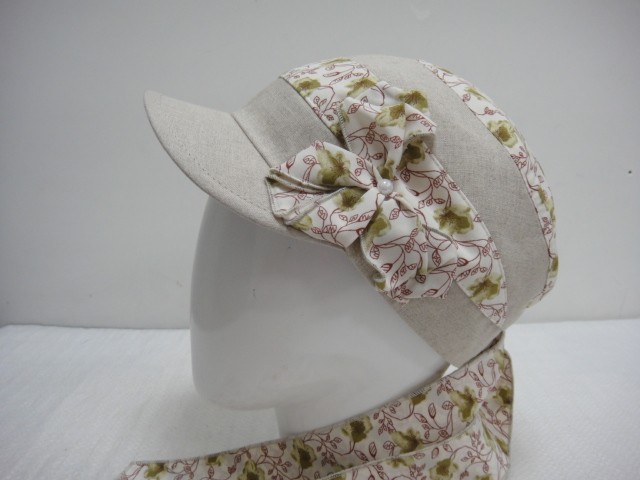 Кепка -бандана лён