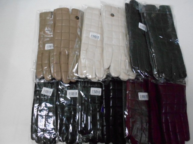   перчатки жен.1/2 натур.кожа