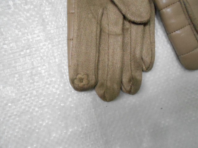   перчатки жен.1/2 натур.кожа