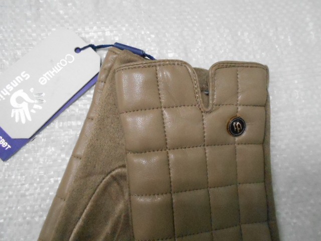   перчатки жен.1/2 натур.кожа