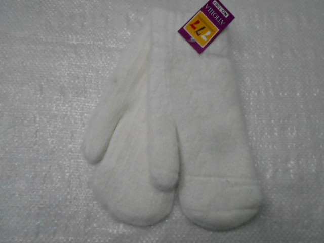  Варежки жен. шерсть