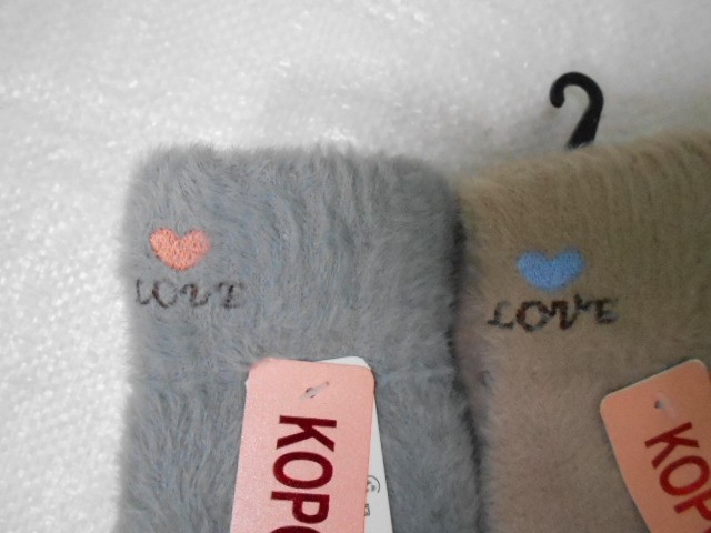  Варежки жен. шерсть травка