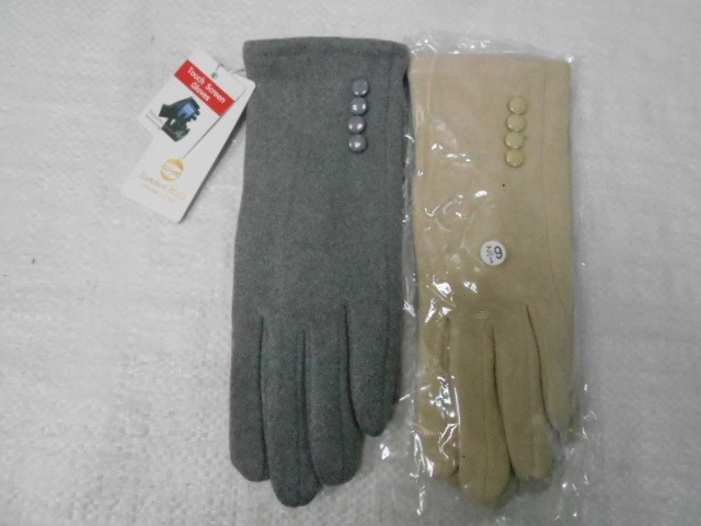   перчатки жен. шерсть+бамбук