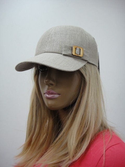  Бейсболка лён