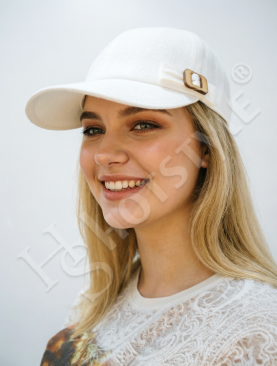  Бейсболка лён