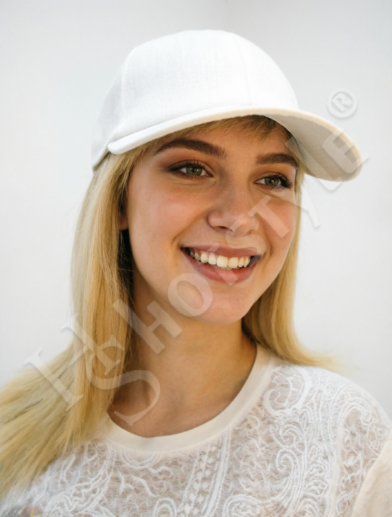  Бейсболка лён