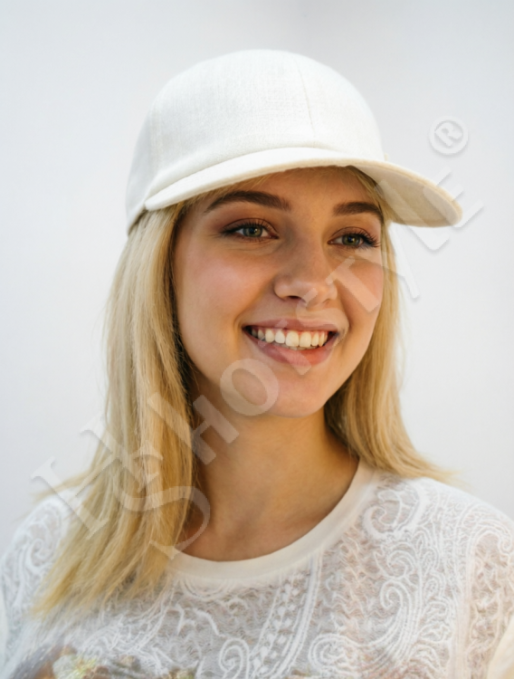  Бейсболка лён