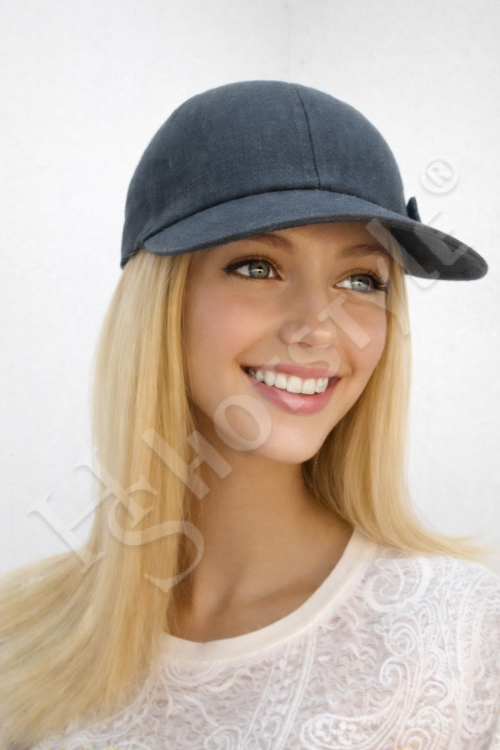  Бейсболка лён