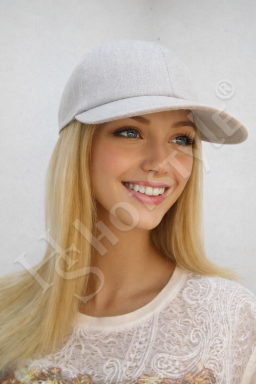  Бейсболка лён