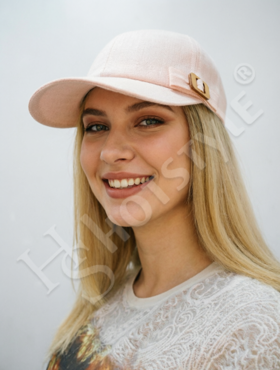  Бейсболка лён