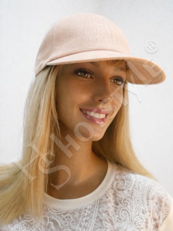  Бейсболка лён