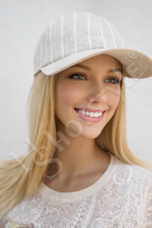  Бейсболка лён