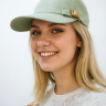  Бейсболка лён