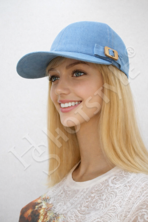  Бейсболка лён