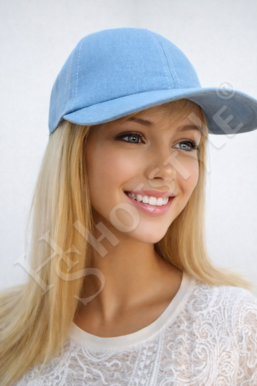  Бейсболка лён