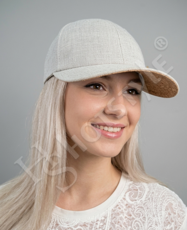  Бейсболка лён