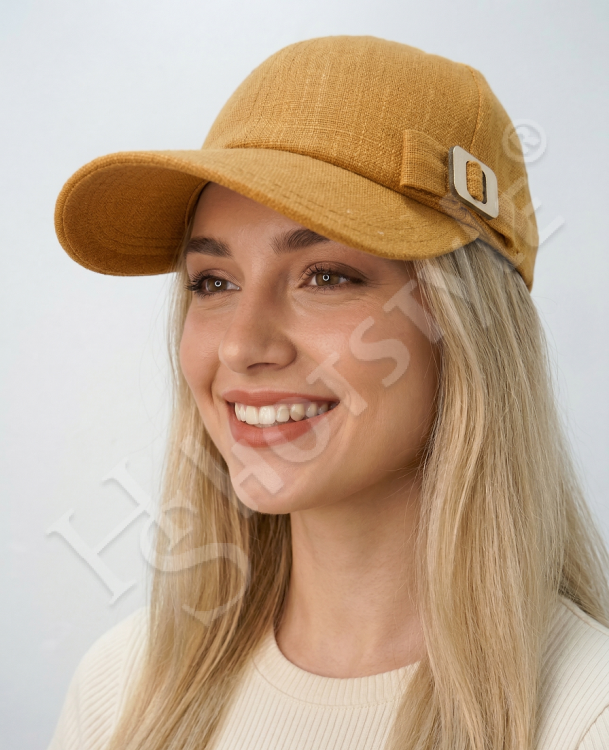  Бейсболка лён