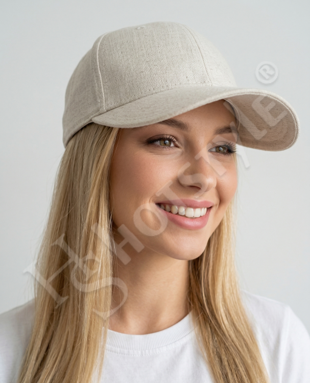  Бейсболка лён