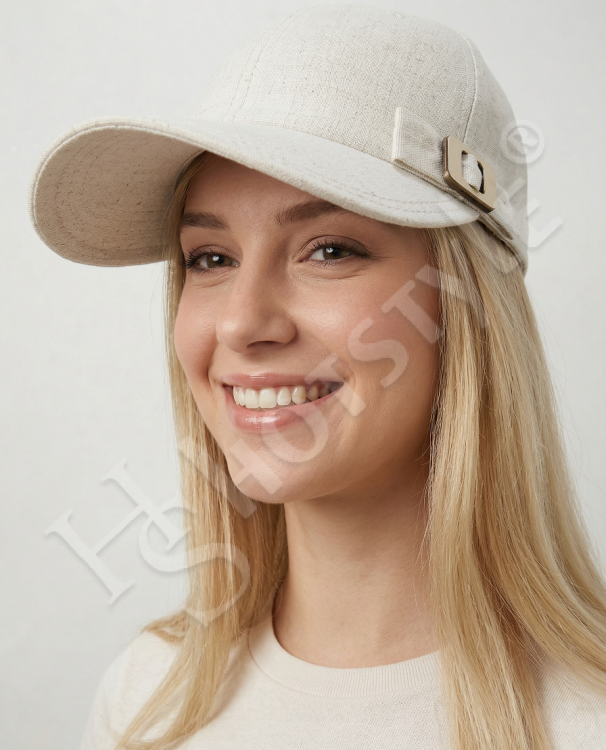  Бейсболка лён