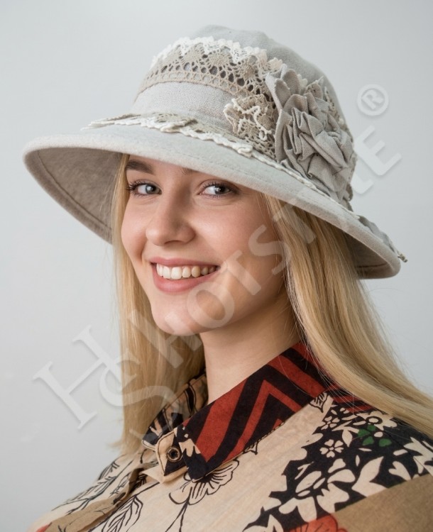  Шляпа лён