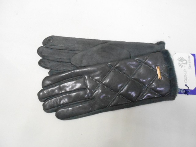   перчатки жен.1/2 натур.кожа