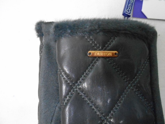   перчатки жен.1/2 натур.кожа