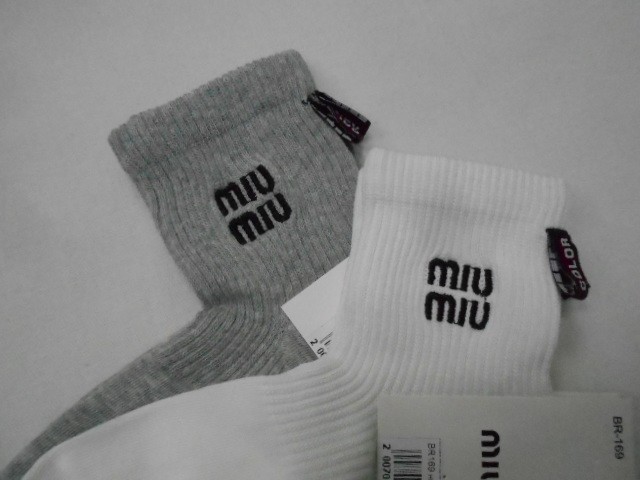  Носки жен. miumiu спорт
