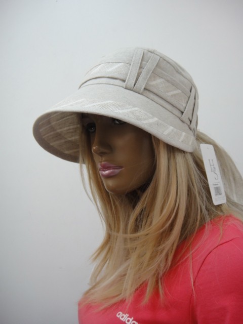  Кепка -шляпа лён