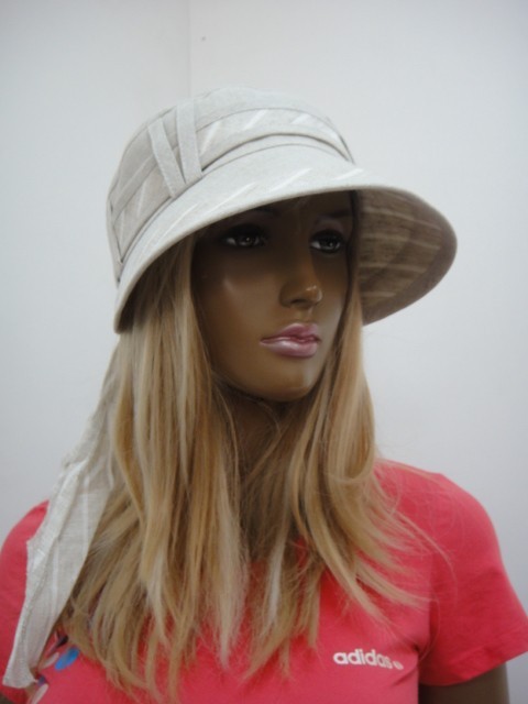  Кепка -шляпа лён