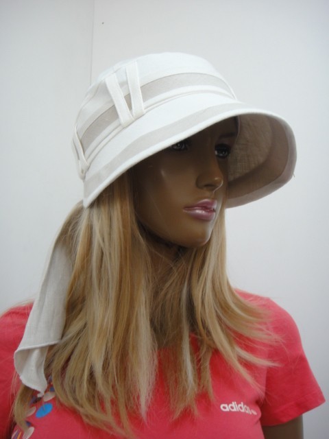  Кепка -шляпа лён