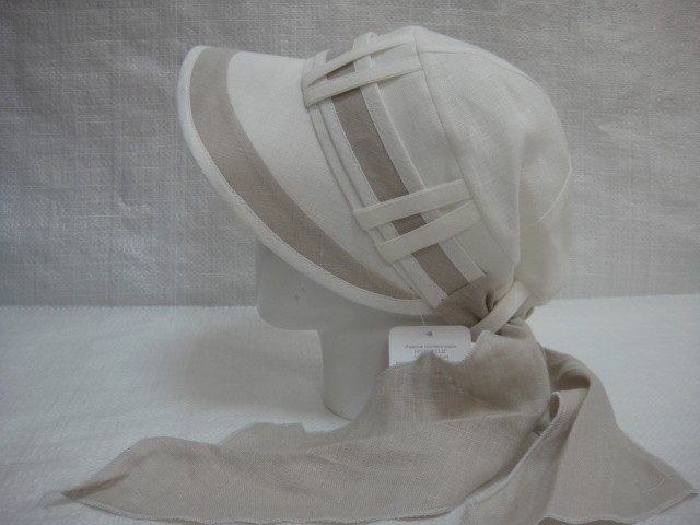  Кепка -шляпа лён