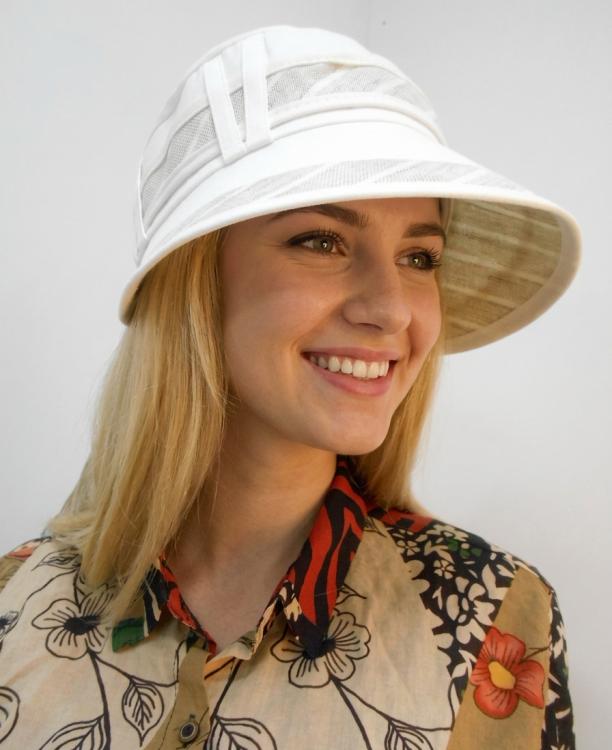  Кепка -шляпа лён