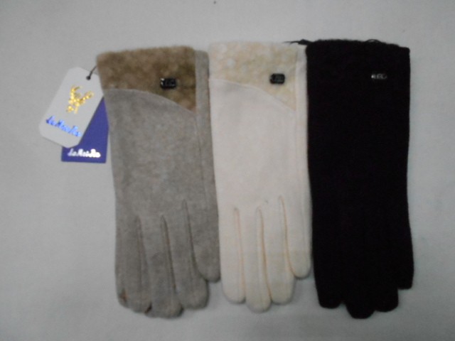   перчатки жен. кашемир+барашек