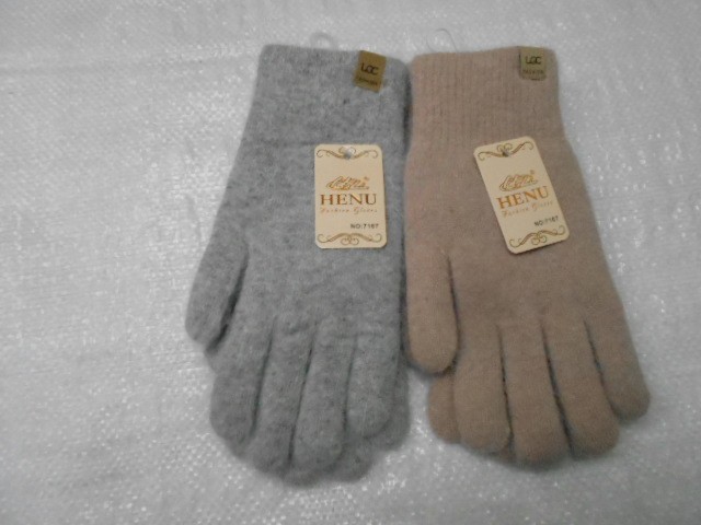   перчатки жен. шерсть+ангора