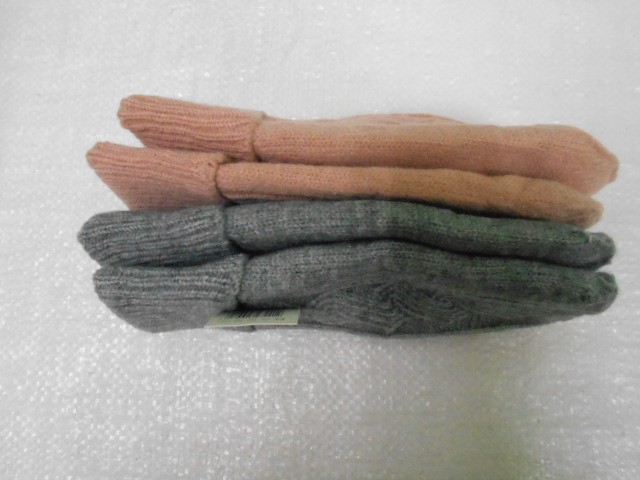  варежки жен. шерсть