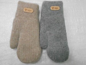  варежки жен. UGG ангора