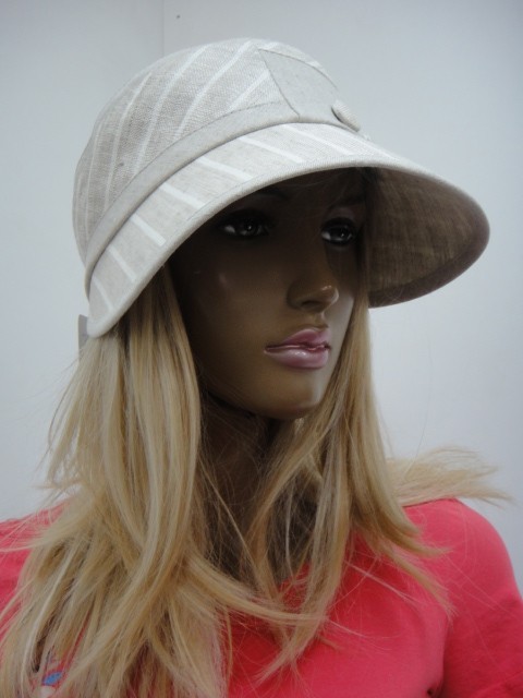  Кепка -шляпа лён