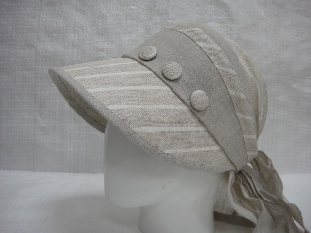  Кепка -шляпа лён