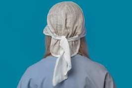  Кепка -шляпа лён