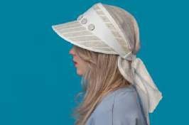  Кепка -шляпа лён