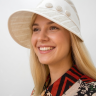  Кепка -шляпа лён