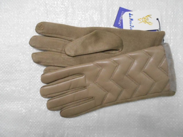   перчатки жен.1/2 натур.кожа 