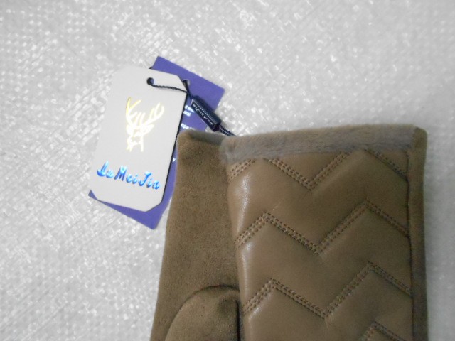   перчатки жен.1/2 натур.кожа 