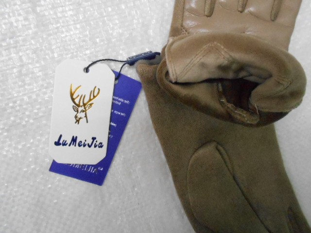   перчатки жен.1/2 натур.кожа 