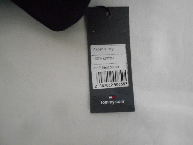  Бейсболка Tommy