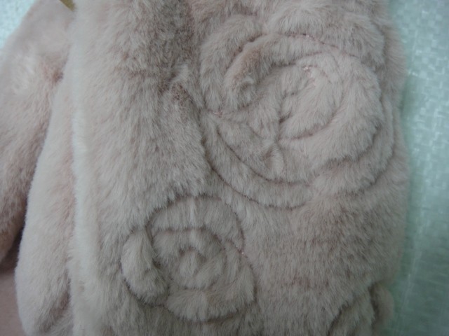  Варежки жен. мех Шанель