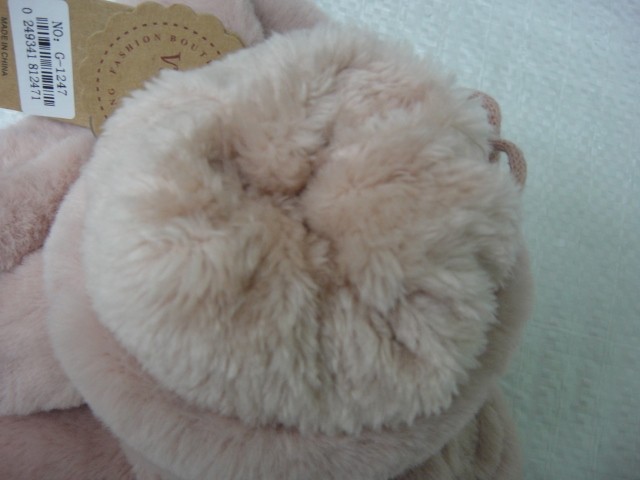  Варежки жен. мех Шанель